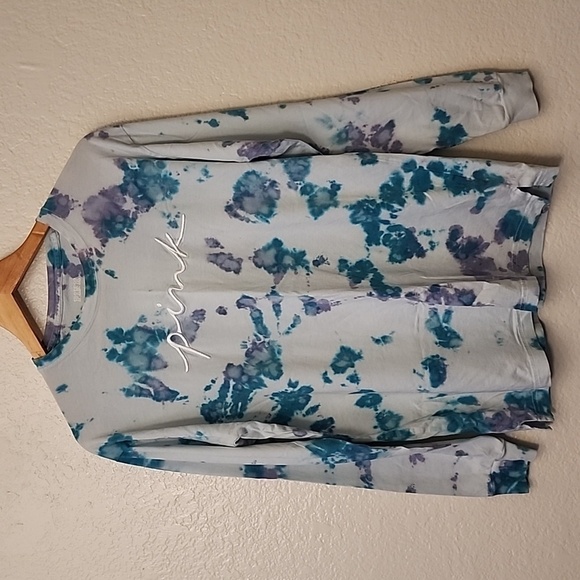 PINK Victoria's Secret Tops - Victoria's Secret PINK Campus Long Sleeve Top